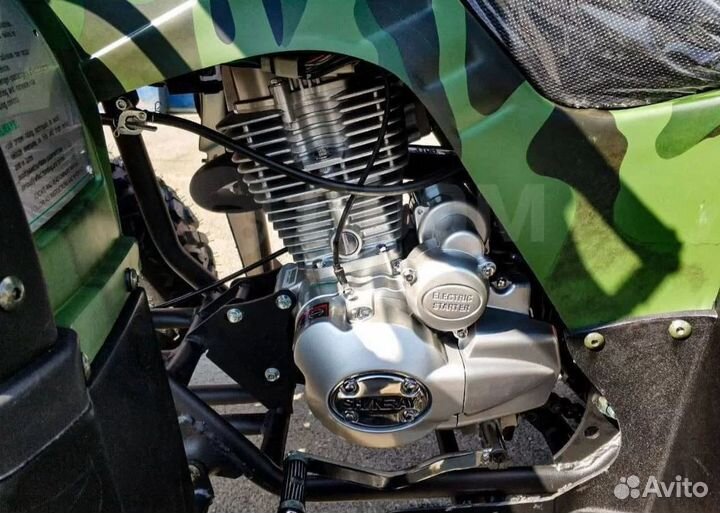 Квадроцикл Grizzly 250cc зеленый кмф