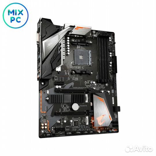 Материнская плата AM4 Gigabyte B450 aorus elite V2