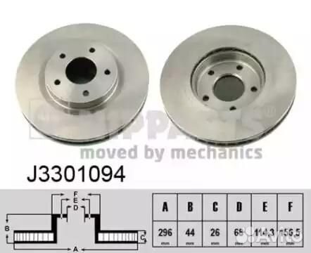 Диск тормозной