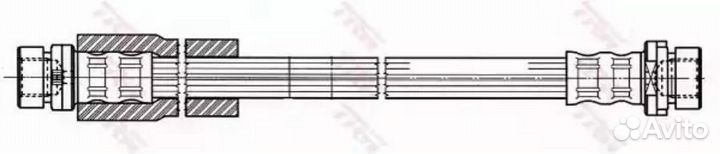 TRW PHA425 Шланг тормозной зад прав/лев