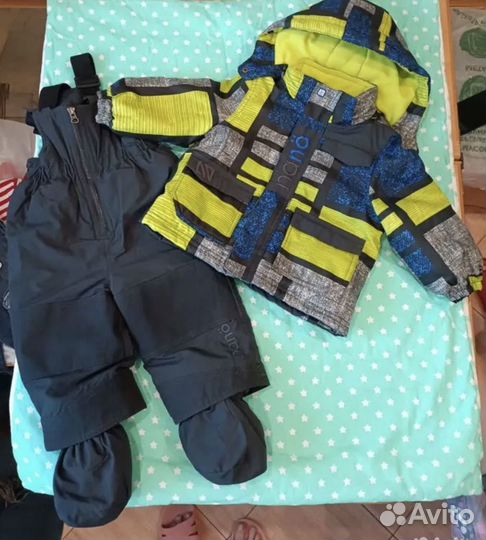 Зимний комбинезон раздельный 80