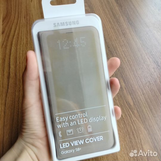 Чехол LED view cover samsung galaxy s8+