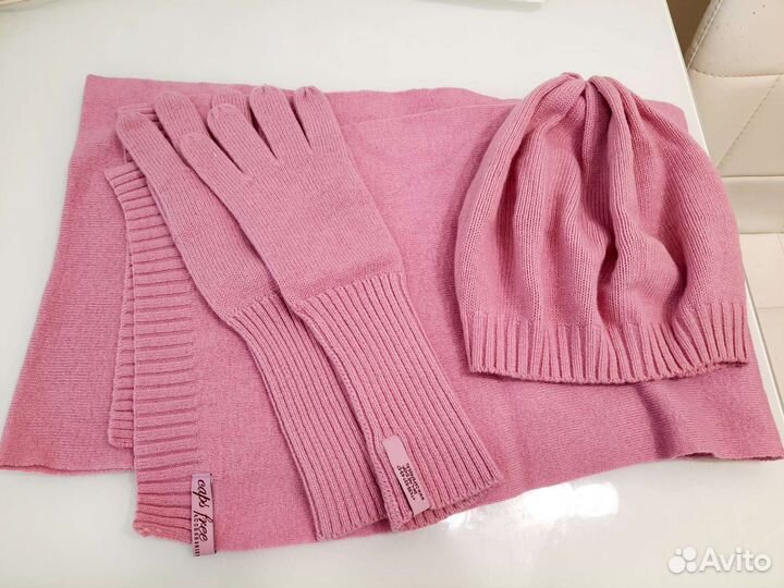 Комплект шапка,шарф,перчатки