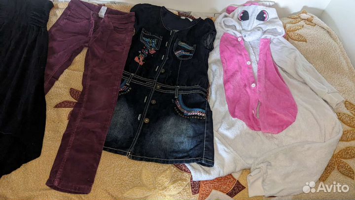 Одежда на девочку 128-134 пакетом (лот 4)