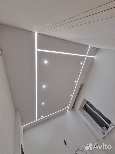 Натяжные потолки установка