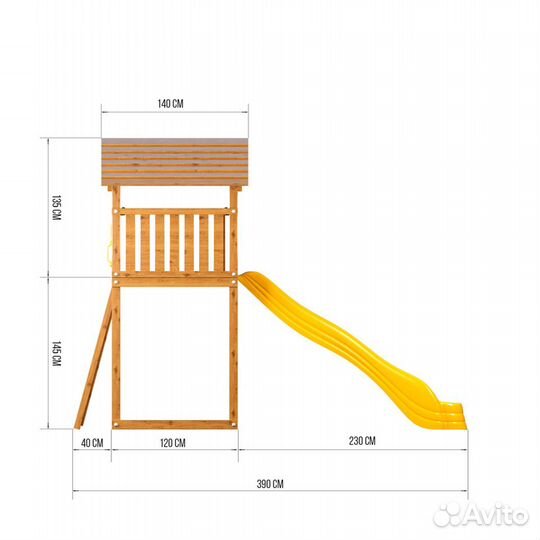 Игровой городок Jungle Cottage