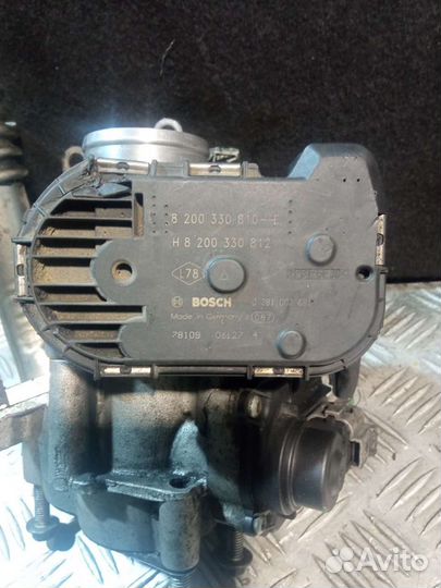 Дроссельная заслонка Renault 2.0 dci 8200330810