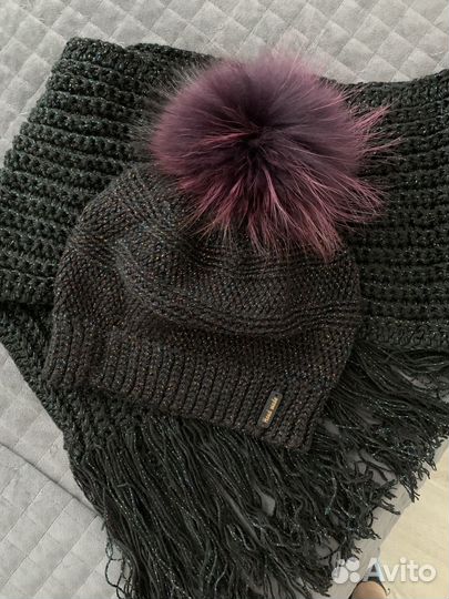 Шапка+шарф ручная работа
