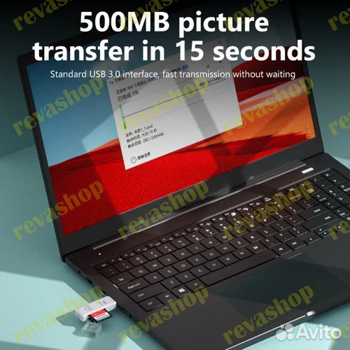 Картридер USB 3,0 2 в 1 Micro SD TF карта флеш-нак