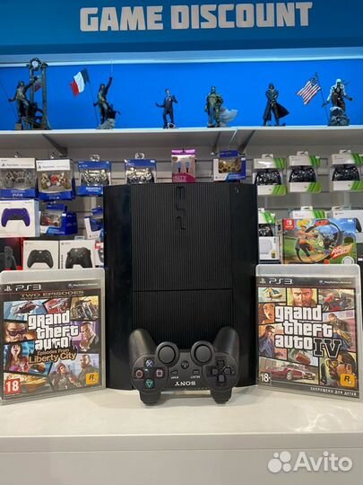 PlayStation 3/PS3 500gb + Gta 4 + Gta Liberty City