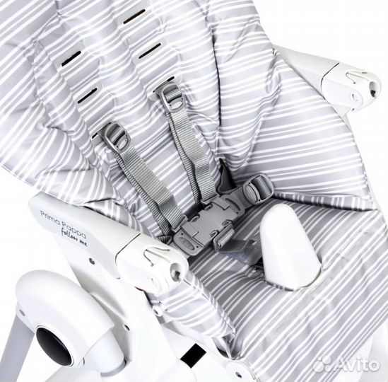 Peg Perego Prima Pappa Follow Me Linear Grey