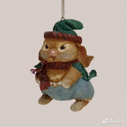 Ватные елочные игрушки