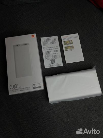 Внешний аккумулятор xiaomi 20000 оригинал новый