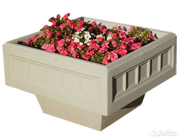 Цветочница бетонная, Вазон бетонный