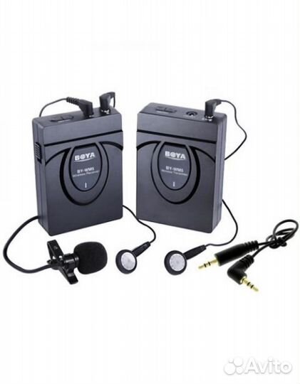 Беспроводной микрофон петличка Boya BY-WM5