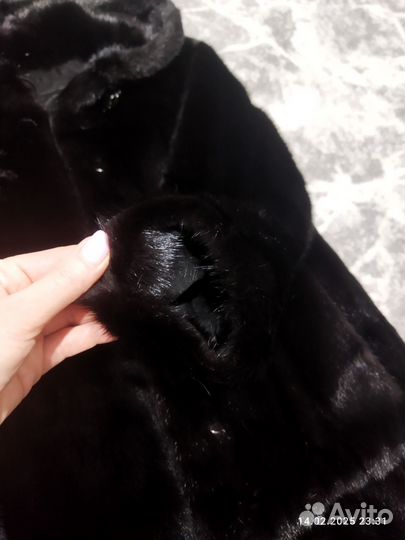 Шуба норковая 42 44 бу