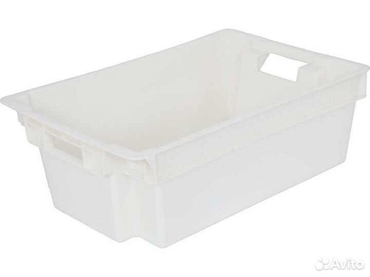 Ящик п/э 600х400х200 1,7кг. мороз. сплошной цв. на