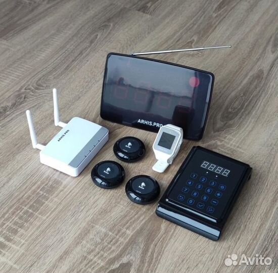 Кнопка вызова официанта, персонала беспроводная