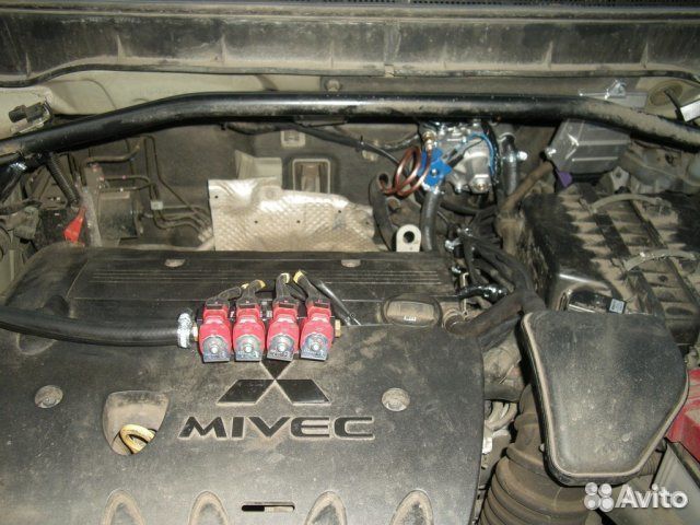 Гбо на авто Mitsubishi миникит 132 установка гбо