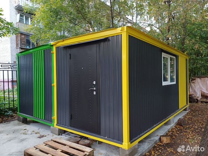 Вагончик бытовка двойная