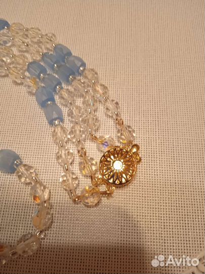 Бусы сатиновые