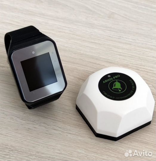 Беспроводная система/кнопка вызова официанта часы