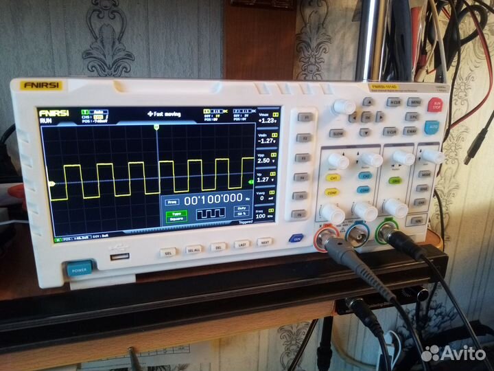 Осциллограф Fnirsi 1014d (100мгц 2кан) + генератор