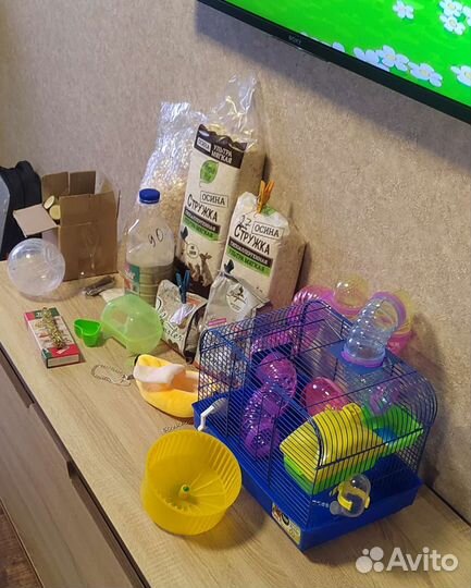 Клетка для грызуна + все допы