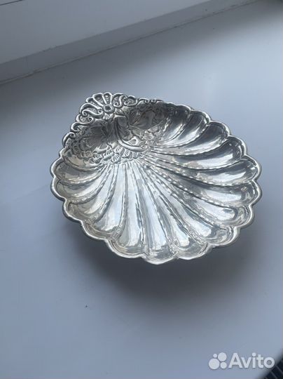 Икорница Серебро 900 пробы