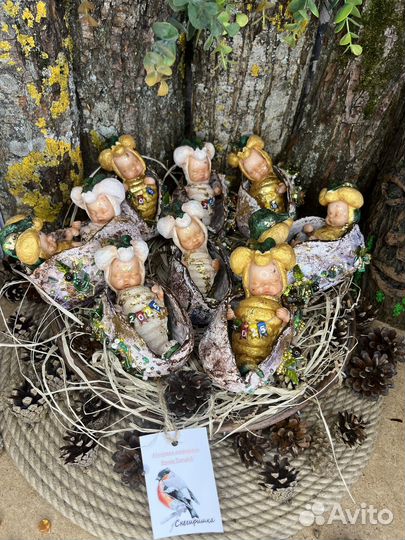 Коллекционная ватная игрушка стивол года Змеи 2025