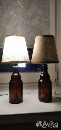 Лампа настольная.Светильник-ночник ручной работы