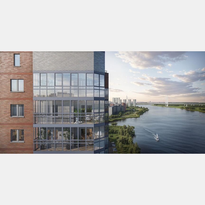 2-к. квартира, 49,6 м², 19/23 эт.