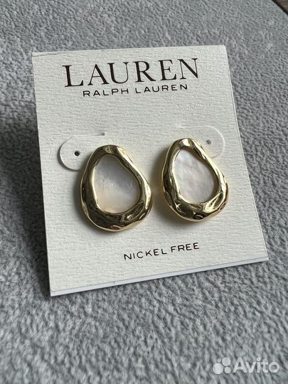 Серьги клипсы Ralph Lauren