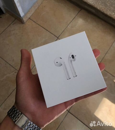 Беспроводные наушники apple airpods 2