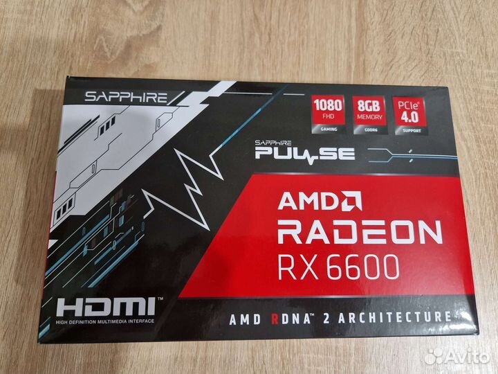 Видеокарта Sapphire AMD Radeon RX 6600 pulse