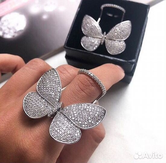 Кольцо серебро 925