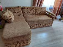 Угловой диван бу + кресло- кровать