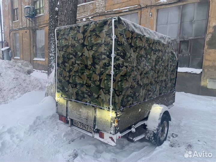 Тент на легковой прицеп усиленный