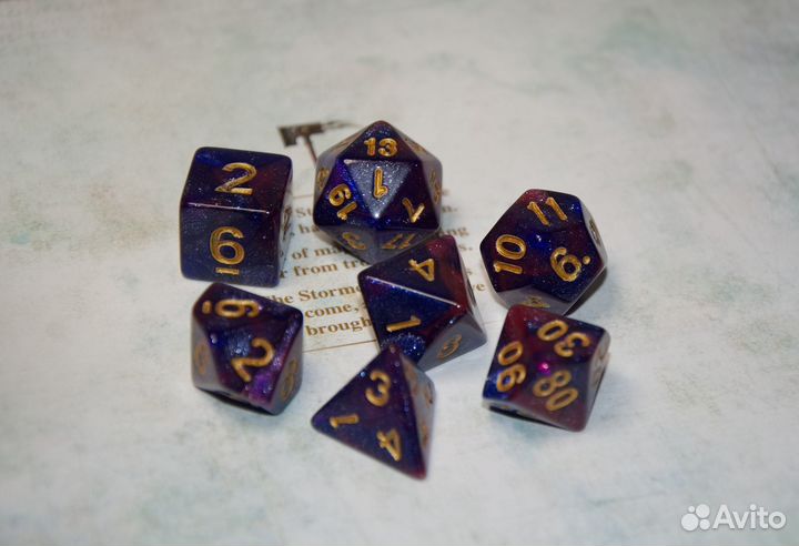 Дайсы/игральные кости для D&D