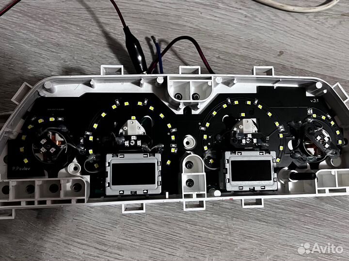 Пересвет приборной панели ваз