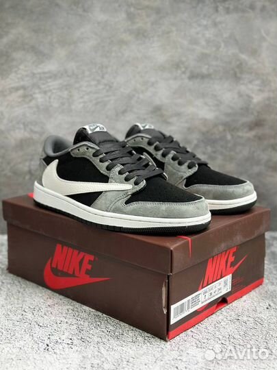 Кроссовки Nike Air Jordan 1 Low Grey Obsidian