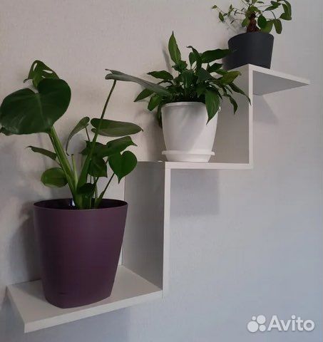 Полка навесная ступеньки