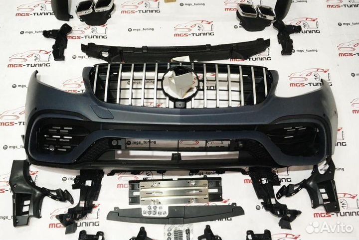 Обвес Mercedes Benz GLC-Coupe в стиле 63 AMG