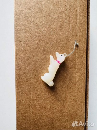 Елочная игрушка СССР собака малютка