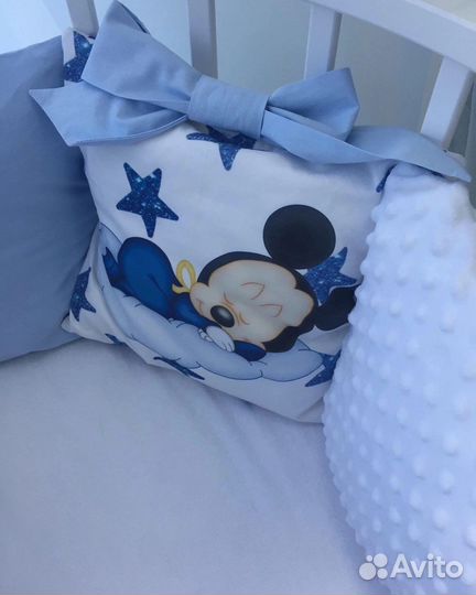 Бортики в кроватку новые