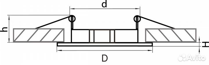 Встраиваемый светильник Lightstar Lega 11 011047