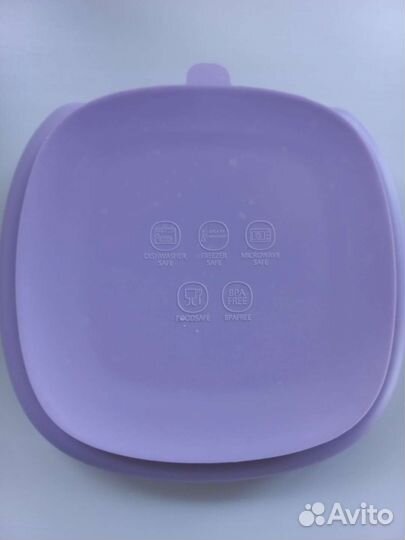 Тарелка детская силиконовая