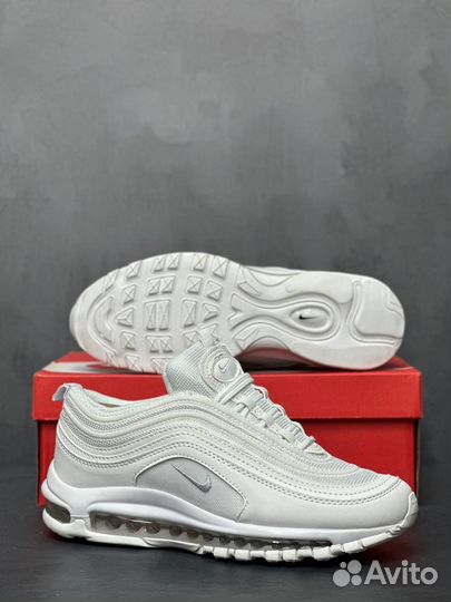 Nike Air Max 97 Triple White Wolf Grey