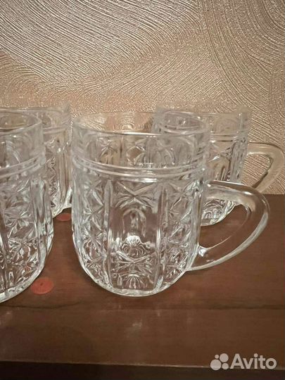 Хрустальные фужеры СССР для пива