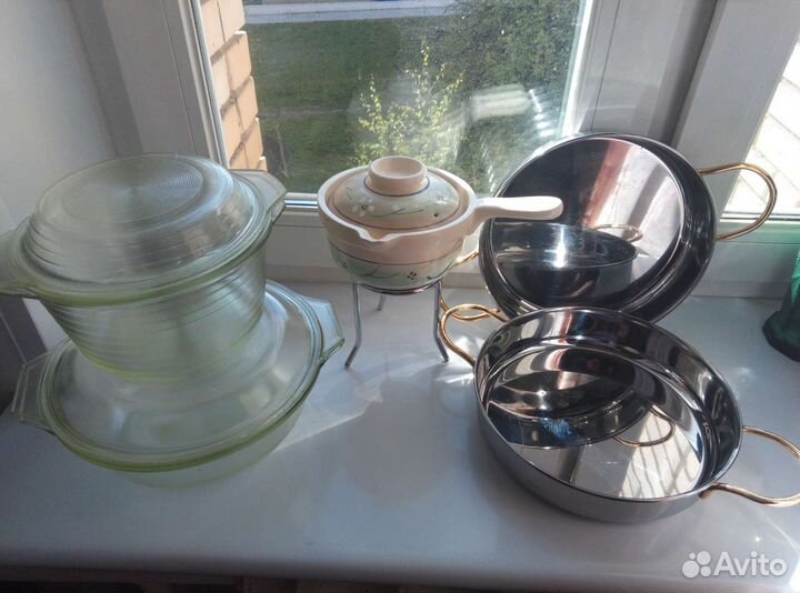 Кастрюли, сковороды, мясорубки, чайник, тарел. свч